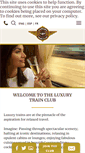 Mobile Screenshot of luxurytrainclub.com